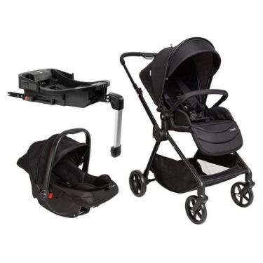 Imagem de Carrinho de Bebê Magnific Bebê Conforto e Base ISOFIX Safety, Preto