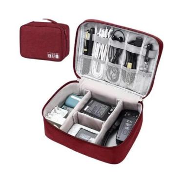 Imagem de Bolsa De Armazenamento De Cabos À Prova d'Água Para Viagem, Organizado
