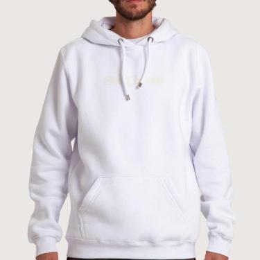 Imagem de Moletom Hang Loose Canguru Typo WT26 Masculino Branco, G, Branco