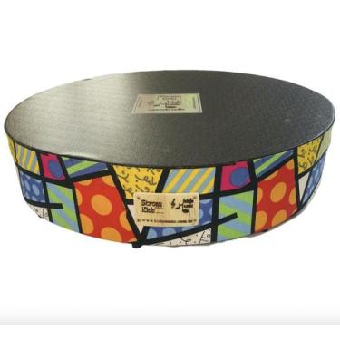 Imagem de Tambor De Chão Terapêutico 70cm Pele Asséptica Kids Music - Kids Music