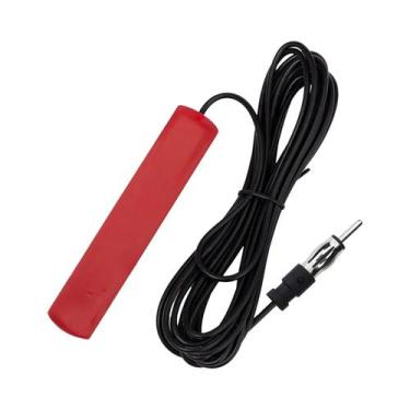 Imagem de Antena FM Universal Para Carro Com Amplificador De Sinal E Cabo Para M