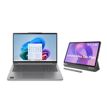 Imagem de Notebook Lenovo Ideapad Slim 5 Ryzen AI 5 16GB SSD 512GB 14 Kit com Tablet Idea Tab Plus Cinza Bivolt