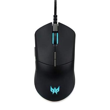 Imagem de Acer Mouse para jogos Predator Cestus 330 com sensor PixArt 3335, configurações de DPI ajustáveis, 16,8 milhões de combinações de iluminação de cores RGB e reflexo NVIDIA