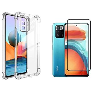 Imagem de Kit Capa Reforçada Antishock Tpu Premium Compatível Xiaomi Poco X3 GT + Película De Vidro 3D 5D 9D