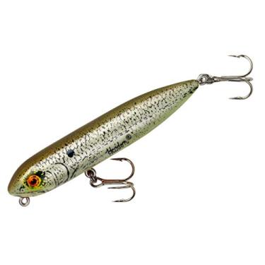 Imagem de Heddon Isca de pesca Zara Spook Topwater - Isca lendária para passear com o cachorro, G-Finish Shad, Zara Puppy (1/113.4 g), 7 cm