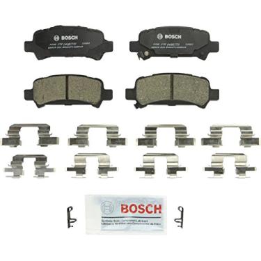 Imagem de BOSCH BC770 QuietCast Conjunto de pastilhas de freio a disco de cerâmica premium - Compatível com Subaru Baja, Forester, Impreza, Legacy, Outback; TRASEIRA