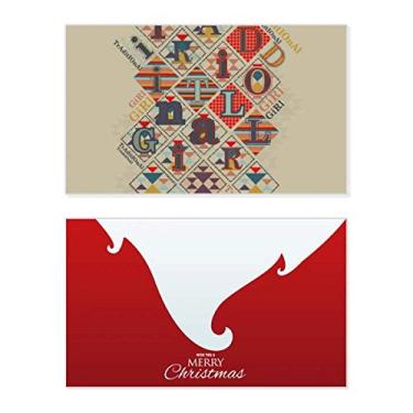 Imagem de Utensílios de jogo para cartas de baralho com estampa de fichas, feriado, Natal, cartão de felicitações, mensagem de Natal