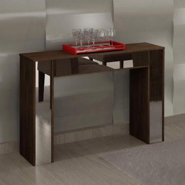 Imagem de Aparador com Espelho Ônix Cel Móveis Chocolate