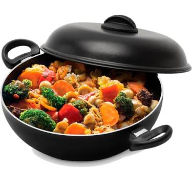 Imagem de FRIGIDEIRA WOK EIRIFLON 32CM ANTIADERENTE COM TAMPA E ALÇA