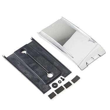 Imagem de FINMOKAL Painel De Extensão De Painel Inferior Cromado Drag Specialties Para Harley 00-17 Fxst