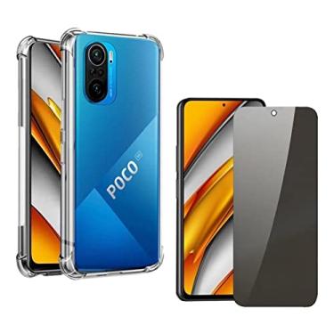 Imagem de Kit Capa E Película De Vidro 3d Privacidade Para Poco F3 - (Hard Glass Store)