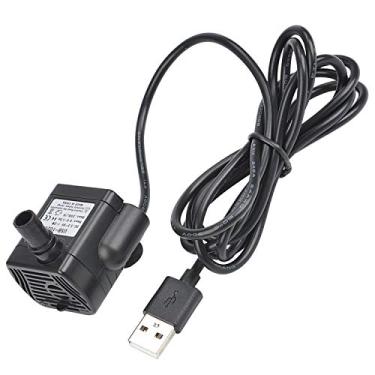 Imagem de Bomba submersível USB DGZZI 3W USB-1020 DC3,5V-9V Mini bomba de água submersível para tanque de peixe, aquário, lagoa