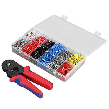 Imagem de Conjunto de ferramentas de crimpagem, manga de conexão fixa Conjunto de crimpagem para cabo