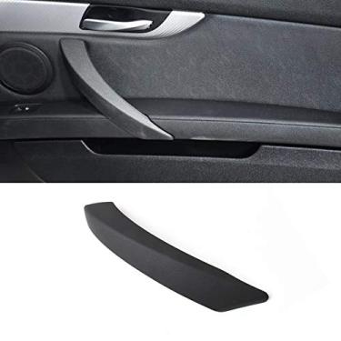 Imagem de Jaronx Capa externa para maçaneta de porta BMW Z4, painel de maçaneta lateral do passageiro, apoio de braço, substituição para BMW Z4 E89 18i/20i/23i/28i/30i/35i/35is, Roadster, 2008-2016 (preto)