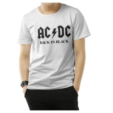 Imagem de Camiseta Ac/Dc  Back In Back - Rock Camisa Banda Rock Heavy Metal Geek