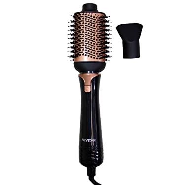 Imagem de Vivitar Escova Rotativa Secadora De Cabelo Com 2 Cabeças Intercambiáveis 1000W