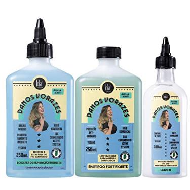 Imagem de LOLA COSMÉTICOS Kit Danos Vorazes Trio (3 Produtos) - Pacote de variedades para todos os tipos de cabelo