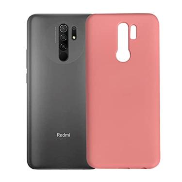 Imagem de Capa Rosa Silicone Forro Interno Xiaomi Redmi 9 [Coronitas Acessorios]