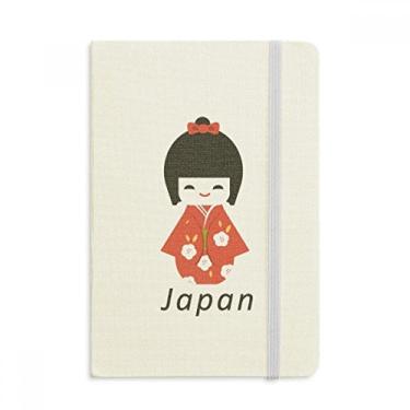 Imagem de Caderno de brinquedo tradicional japonês local para meninas pequenas, capa dura em tecido, diário clássico