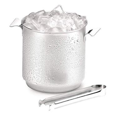 Imagem de Conjunto 12 Baldes Para Gelo Bartender 1,3 L Com Pinça Forma