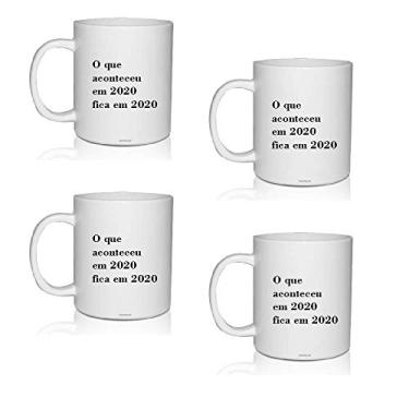 Imagem de Kit 4 Canecas Personalizadas O que aconteceu em 2020