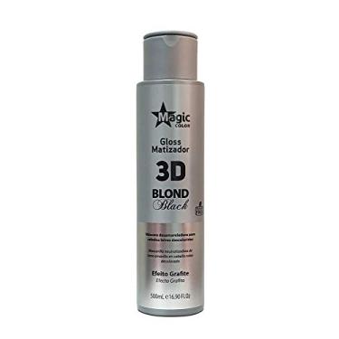 Imagem de Magic Color Máscara Gloss Matizador 3d Blond Black 500ml - R