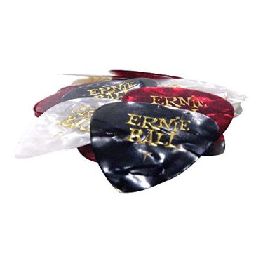 Imagem de Ernie Ball Guitar Picks, Thin, Assorted Perloid, 24-pack (P09164)