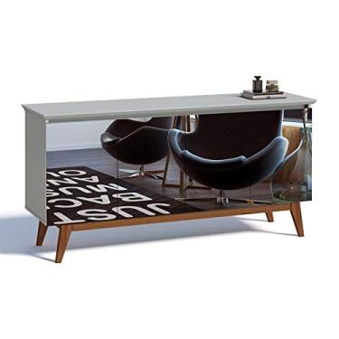 Imagem de Buffet Classic com Espelho 4 PT Branco Acetinado