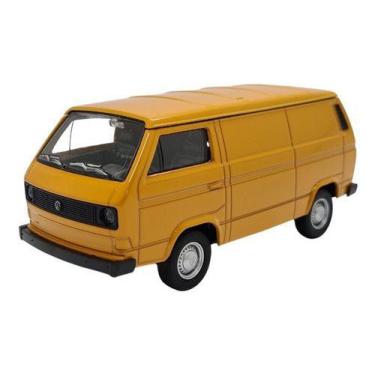Imagem de Miniatura Volkswagen T3 Van Mostarda Welly Metal 1:38