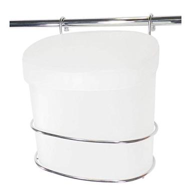 Imagem de Lixeira 4 Litros Plástica com Suporte Aço Cromado Jomer 4653