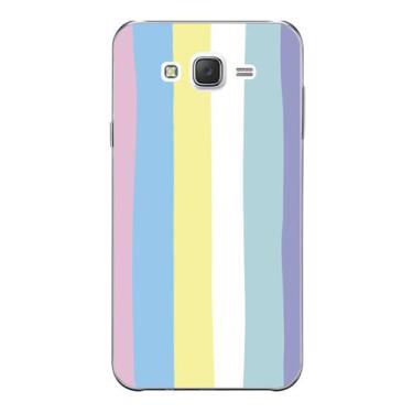 Imagem de Capa Case Capinha Samsung Galaxy  J5  Arco Iris Candy - Showcase