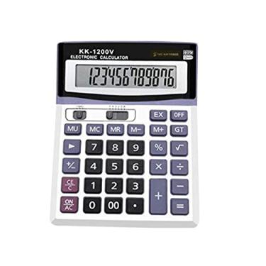 Imagem de STOBOK 12 calculadora de porcentagem calculadora solar calculadora de negócios calculadora de display lcd financeiro calculadora para escritório portátil calculadora eletrônica computador