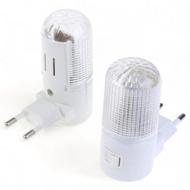 Imagem de Abajur LED Mini Noturno Bivolt para Quarto Infantil: Luminária de Tomada em Acrílico - Luz Suave e Confortável para Bebês e Crianças - NEXUS MARKET (2)