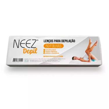Imagem de Lenço Para Depilação Neez Depil Com 50 Unidades