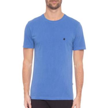 Imagem de Camiseta Von Der Volke Basica Azul Estonada