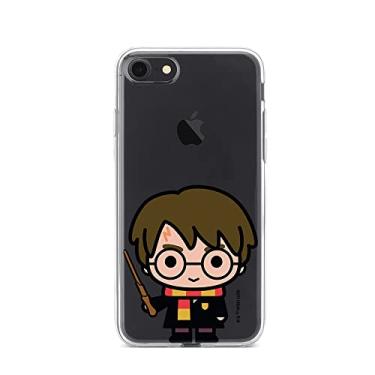 Imagem de Capa para celular Harry Potter original e oficialmente licenciada para iPhone 7, iPhone 8, iPhone SE2, capa feita de plástico TPU silicone, protege contra batidas e arranhões.