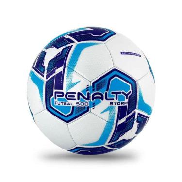 Imagem de Bola Futsal Penalty Storm 500 Xxi Azul Costurada