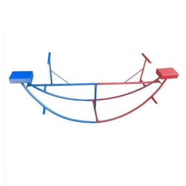 Imagem de Balanço Sobe e Desce em aço (Azul e vermelho, 2 Lugares)