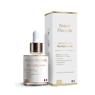 Imagem de Sérum Facial Hidratante e Revitalizante Rejuvenescedor Beauté Éternelle 30 ml com Ácido Hialurônico (Aloe Vera, Óleo de Semente de Uva, D-panthenol, Vitamina E)
