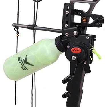 Imagem de Carretel de pesca com arco e flecha, acessórios para ferramentas de pesca com arco e flecha, carretel spincast com corda de pesca de 40 m para arco recurvo composto