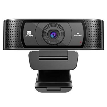 Imagem de Vitade HD Webcam 1080p com microfone e capa deslizante, 928A Pro USB computador webcam câmera de vídeo para transmissão de jogos, conferências, Mac, Windows, PC, laptop, desktop