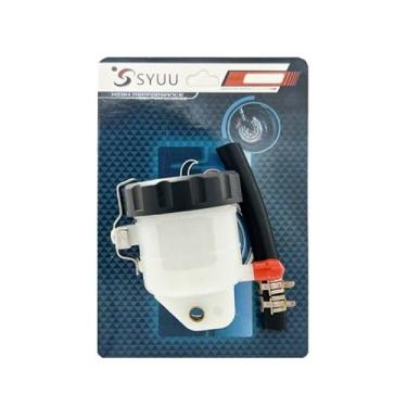 Imagem de Lefossi Tanque de bomba de freio do cilindro mestre do freio do freio dianteiro da motocicleta copo de óleo reservatório compatível com/para FZS 600 YZF-R1 YZF-R6 YZFR1 YZFR6 R6 R1 2000-2018 2019 2020