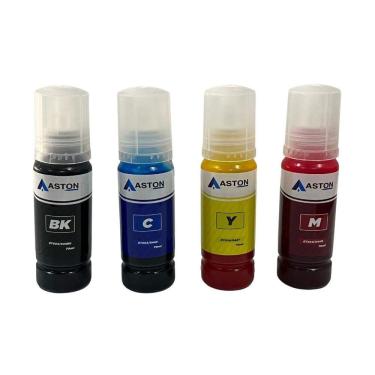 Imagem de Kit 4 Refil Tinta Epson Compatível T544 T504 L3250 L4260