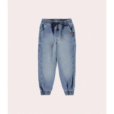 Imagem de Calça Jogger Infantil Menino em Malha Denim Malwee Kids-Masculino