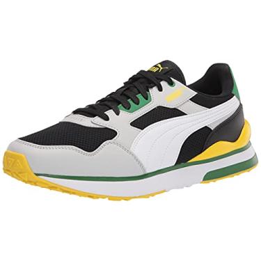 Imagem de PUMA Tênis masculino R78 Futr, Puma preto-puma branco-cinza geleira, 4
