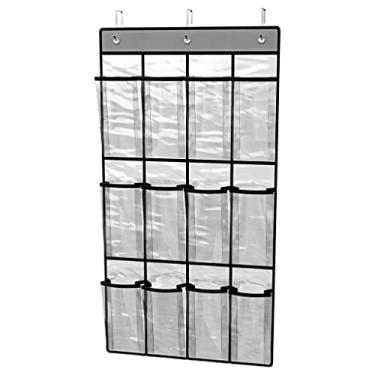 Imagem de Sapateira Pendurável com 12 divisórias transparente, CST6026, Euro Home
