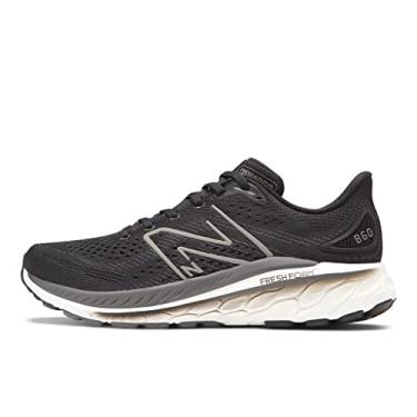 Imagem de New Balance Fresh Foam X 860 V13 Tênis masculino, Preto/Branco/Ímã, 7 Narrow