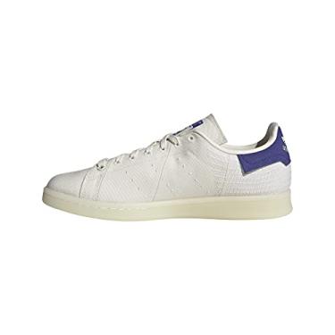 Imagem de adidas Originals Tênis masculino Stan Smith (End Plastic Waste), Giz branco/Semi Night Flash/Branco, 6