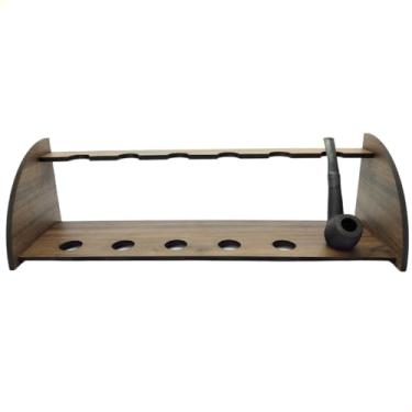 Imagem de Suporte para Cachimbo Porta 6 Cachimbos Descanso Expositor