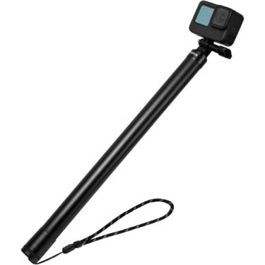 Imagem de Bastão longo para selfie (269 cm), extensão TELESIN G2 fibra de carbono à prova d'água monopé de mergulho para GoPro Max Go Pro Hero 12 11 10 9 8 7, Insta360 X2 X3 GO 3, DJI Action